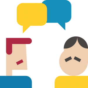 会話中